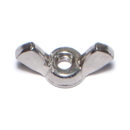 Midwest Fastener Wing Nut, M4-0.70, Stainless Steel, 5 PK 933382